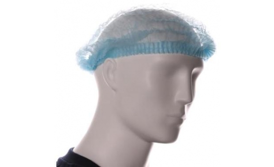 Baret model wokkel blauw