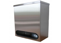 Porte-distributeur universel en acier inoxydable pour les manteaux des visiteurs et les salopettes 