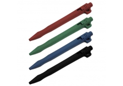 Stylo rétrectable HD détectable - encre standard - lanière - 50/paquet