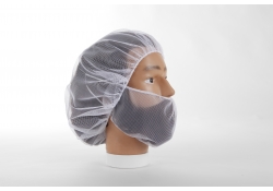 2508 - Bartnetz feine Diolen - elastisch hinter den Kopf - 200/Spender