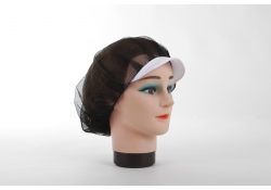 2025 - Detektierbar Haarnetz in Diolen - Visier aus Baumwolle - 50/Spender