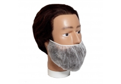 3010 - Filet à barbe en non tissé avec bande élastique derrière les oreilles - 200/distributeur