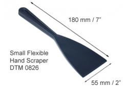 Grattoir à main détectable en plastique de 55mm de large - 5/paquet