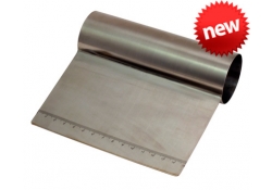 Grattoir en acier inoxydable détectable de 150 mm de large