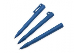 Stylo à bâton HD détectable - encre standard - lanière - 50/paquet