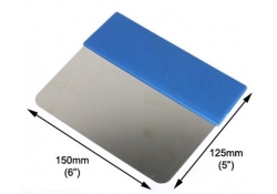 Grattoir à main détectable manche en plastique - lame en acier inoxydable - 150x125mm