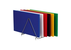 Detectable cutting board with trench