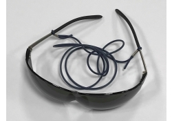 Cordon à lunettes silicone bleu - 10/paquet