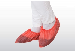 CPE Couvre-chaussures rouge - 75 my - 44 cm – 1000/carton