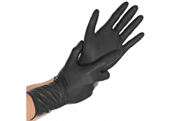 Gant en nitrile - prise de force - 30 cm - 500/carton - noir