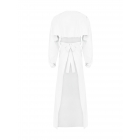 eco Ärmelschürze weiss hinten