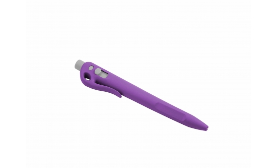 purple gel elephant pen WC