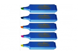 Détectable assortiment de marqueurs fluo 5/paquet