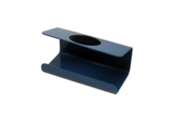 Détectable porte-distributeur pour montage mural rond (seule)