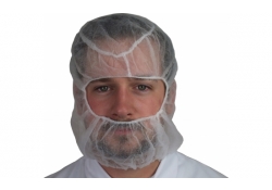 Détectable cagoule dastronaute réutilisable blanche 100/paquet