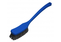 Détectable brosse à main à manche long en résin moyen