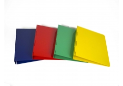 Détectable couvercle A4 aluminium coloré