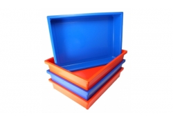 Détectable bac de stockage empilable