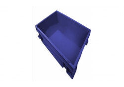 Détectable bac de stockage empilable - seulement le bac