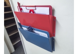 Détectable porte-dossier mural A4