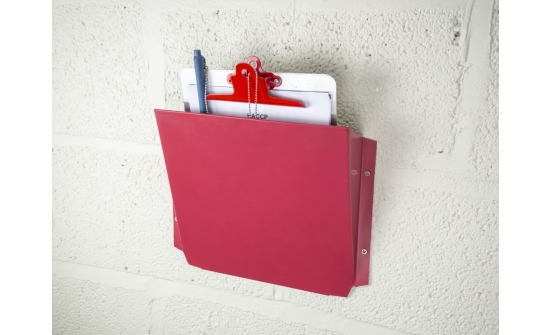 file holder portrait with clipboard wall mount