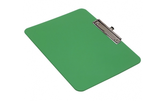 detectable-a4-landscape-clipboard-with-economy-chrome-clip-green