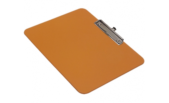 detectable-a4-landscape-clipboard-with-economy-chrome-clip-orange