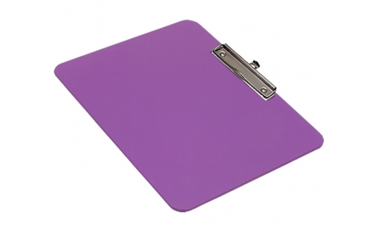 detectable-a4-landscape-clipboard-with-economy-chrome-clip-purple