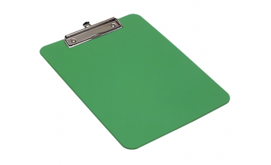detectable-a4-portrait-clipboard-with-economy-chrome-clip-green