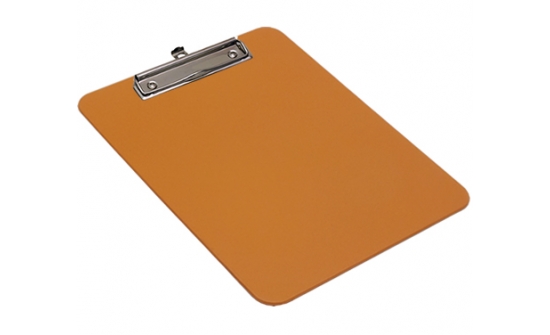 detectable-a4-portrait-clipboard-with-economy-chrome-clip-orange