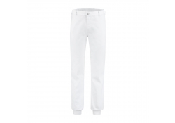 Hosen lebensmittelindustrie mit Manschetten - weiß