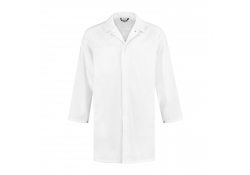 Jacke für lebensmittelindustrie - weiß - lang