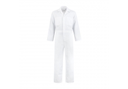 Overalls für lebensmittelindustrie - weiß