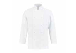Kochjacke für lebensmittelindustrie - weiß