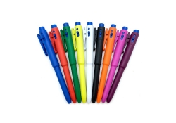 Détectable stylo rétractable - encre standard - avec clip - 25/paquet