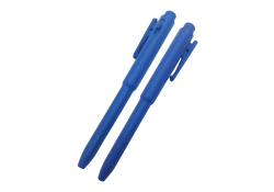 Détectable stylo rétractable - encre gel - avec clip - 25/paquet