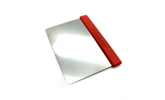 flexible scraper red