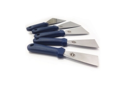 Détectable grattoir à main en acier inoxydable avec poignée en plastique détectable