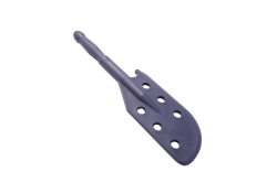 Pagaie à main entièrement détectable avec trous