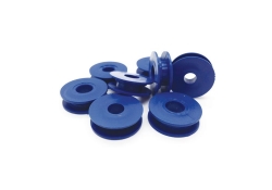 Detecteerbare enkele bevestigingsclip met 6.6mm gat - rond gat - 100/pak