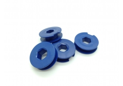 Detecteerbare enkele bevestigingsclip met 8mm gat - hex gat -100/pak