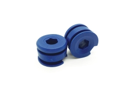 Detecteerbare dubbele bevestigingsclip met 8mm gat - hex gat -100/pak 