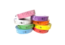 Étiquettes à boucle détectables résistantes à la chaleur - grandes - imprimées standard - 500/roul