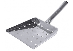 Pelle à frites avec poignée creuse fermée