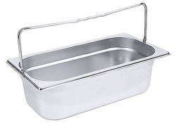 Conteneur gastronorme avec poignées pliantes - taille 1/3