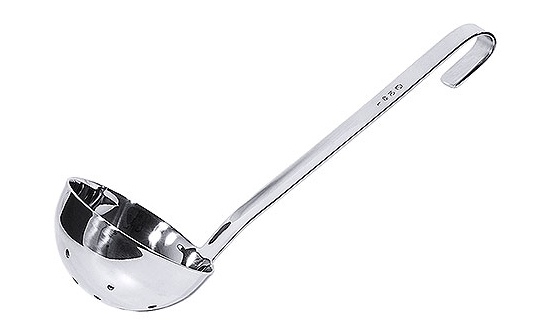 Pollepel geperforeerd