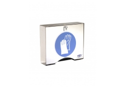  Distributeur de gants en acier inoxydable avec serrure pour PE gants