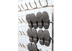 Support en acier inoxydable pour chaussures