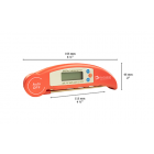 detectable thermometer orange