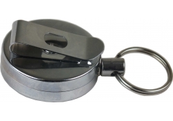 Détectable rétractable le porte-clé en acier inoxydable